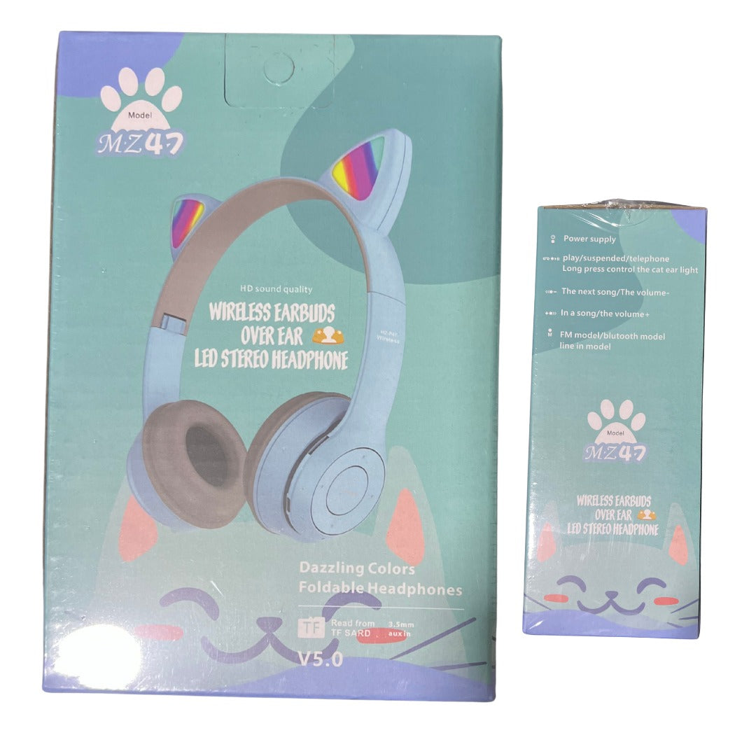 Audifonos Orejas De Gato Led