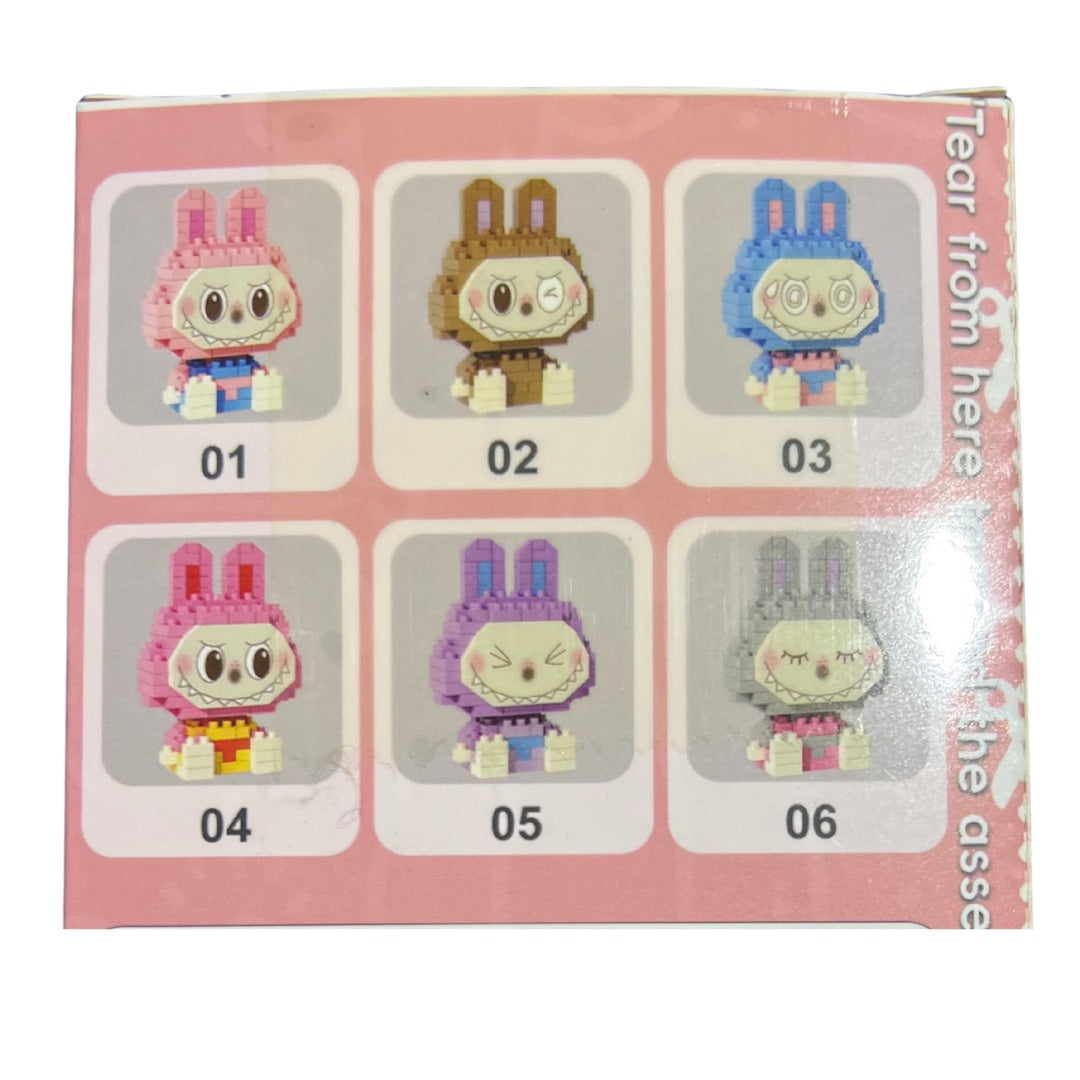 Mini Figura Labubu 660a Bw Blocks