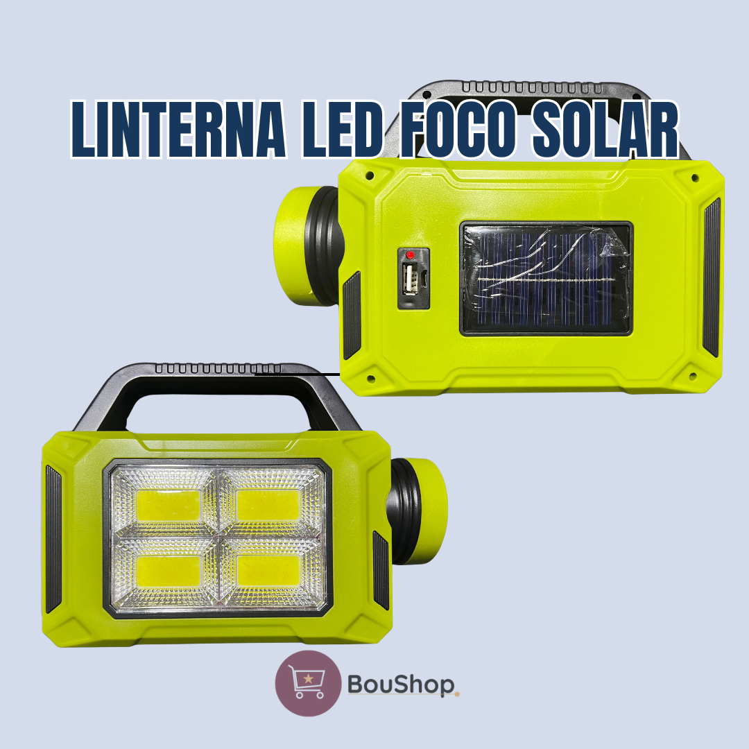 Linterna Led Foco Solar