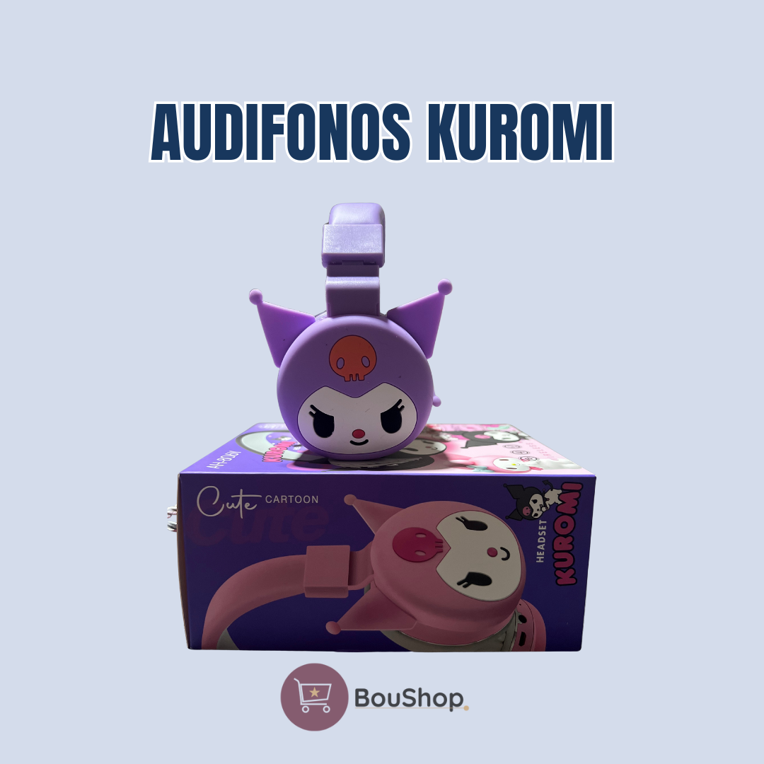 Audífonos Kuromi Ah-806y Inalambricos Morados Bluetooth