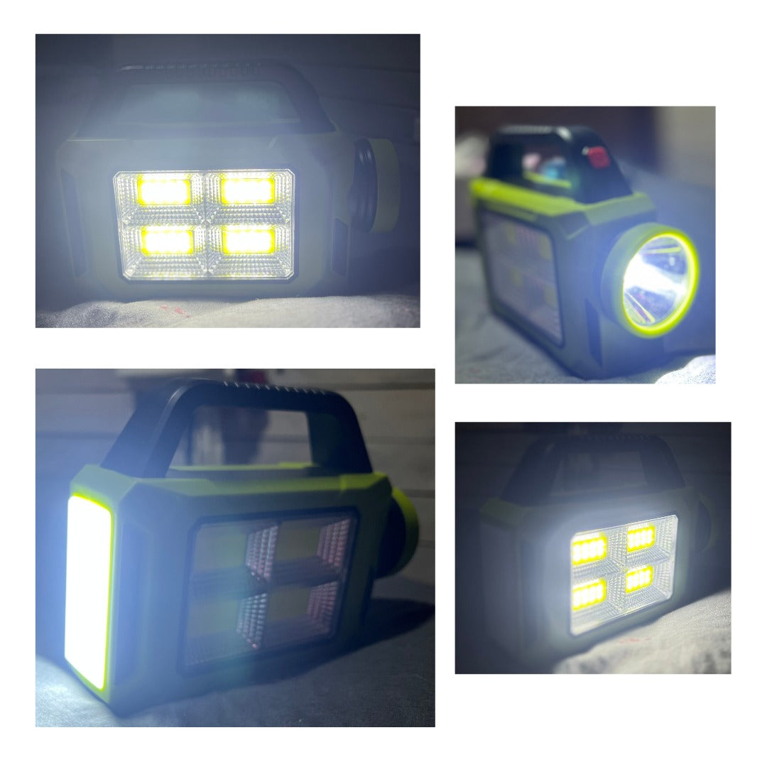 Linterna Led Foco Solar