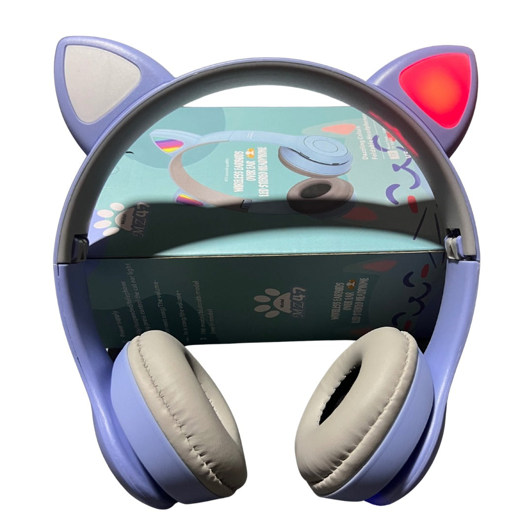 Audifonos Orejas De Gato Led