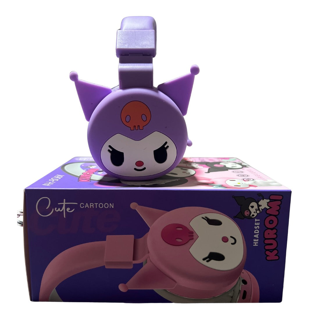 Audífonos Kuromi Ah-806y Inalambricos Morados Bluetooth